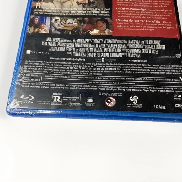 The Conjuring (NEW SEALED Blu-ray, 2013) HORROR Vera Farmiga, Ron Livingston - Picture 3 of 5